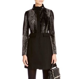 NWT Karen Mullen Faux Pony Hair Coat